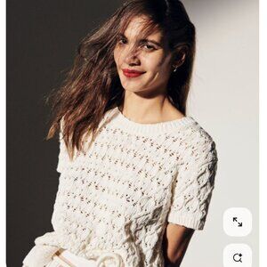 Madewell Carrington Sweater Tea, size large